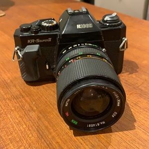 Ricoh KR-5 super 2   35mm film camera w/35-70 RKN